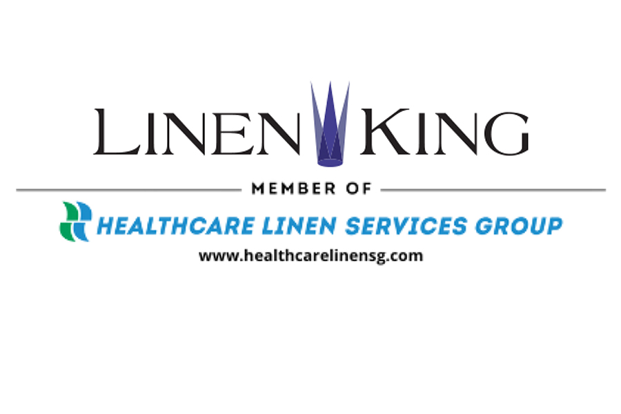 Linen King logo with Healthcare line services logo
